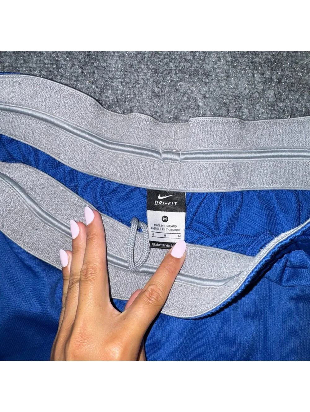 Nike Multicolor Baggy Hoop Shorts Mens MD Vtg y2k 90s Rare